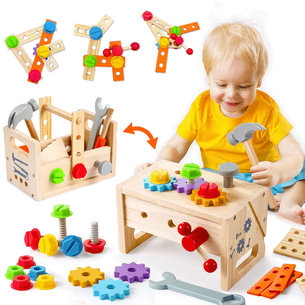 Wooden Toolbox - Kiddo-show