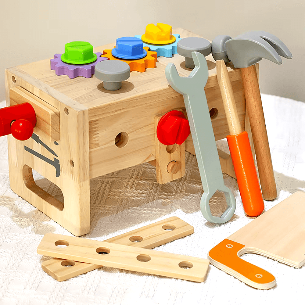 Wooden Toolbox - Kiddo-show